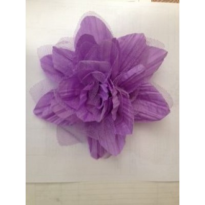 1180650-LT-PURPLE FLOWER BROOCH